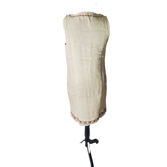 Kiko Women’s Beings  Dress 100% Linen Round Neck  Size M  Brand New #933 - Picture 3 of 10